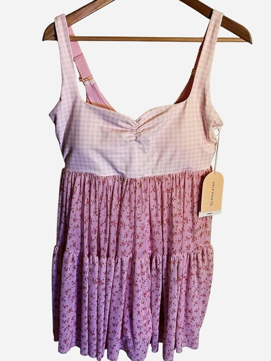 Blogilates Dresses & Skirts - Blogilates [NWT] - Sweetheart Babydoll Dress - Pink Gingham - Sz L